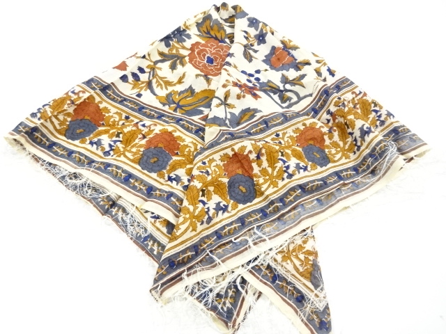 花唐草模様ショール